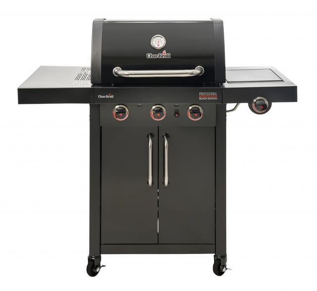 Gasgrill PROFESSIONAL 3500 Black Edition inkl. Drehspieß (Sparset)