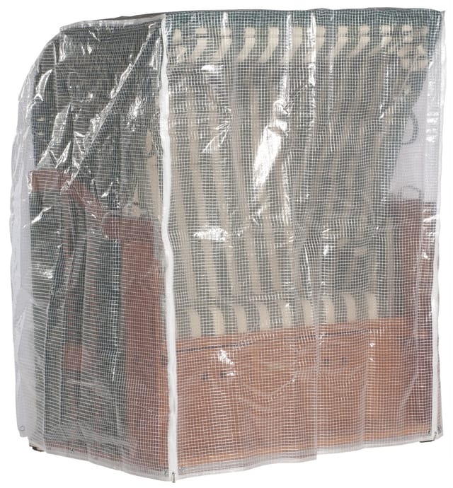 Strandkorb Schutzhülle transparent 135 cm