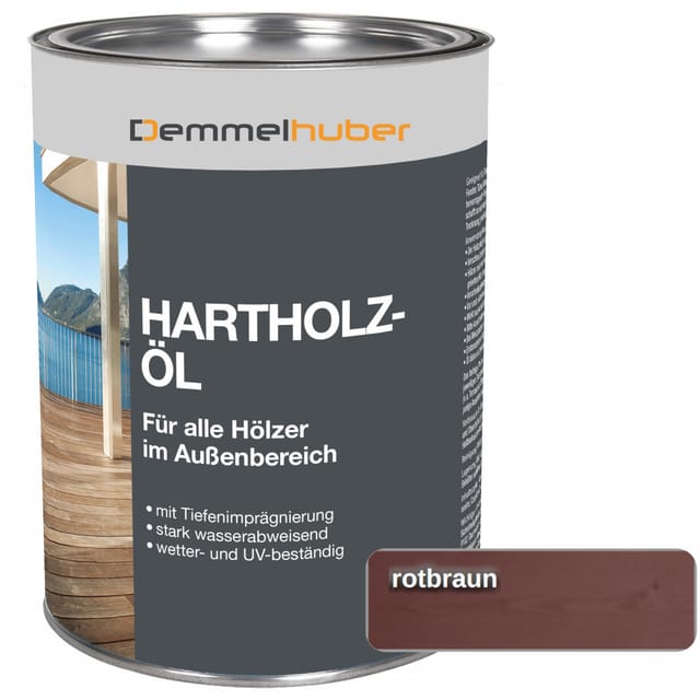 Hartholzöl Rotbraun