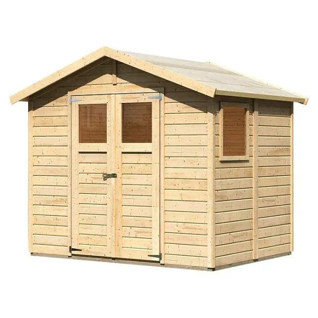 Gartenhaus Holz DALIN 1 245 x 18 m 14 mm Geräteschuppen