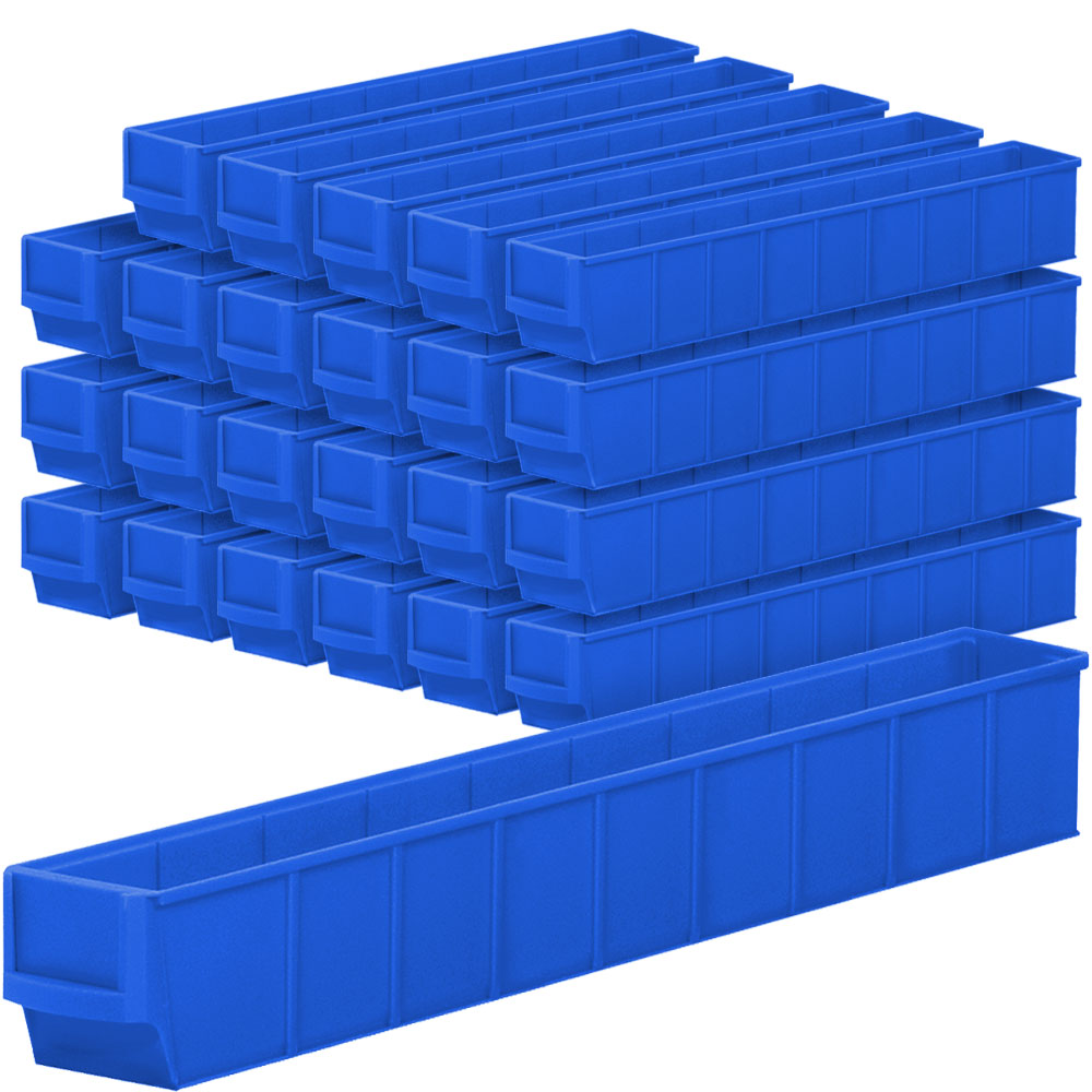Brb Regalkasten Profi, Set, 24-teilig, Blau, Industriequalität, Lxbxh 500x91x81 Mm, Polypropylen-kunststoff (pp)