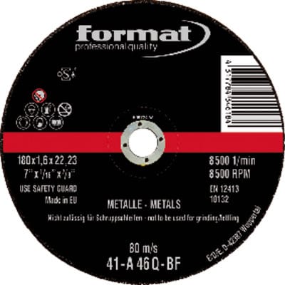 Trennscheibe gerade für Stahl 125x1,6mm