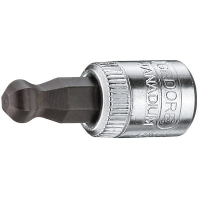 IN 20 K 6 Schraubendrehereinsatz 1/4" Kugelkopf Innen-6-kant 6 mm