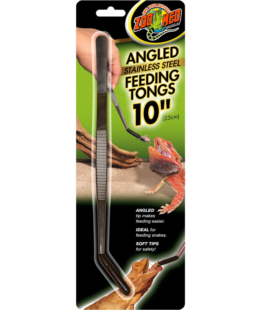 Pinzette Angolate In Acciaio Inox 25 Cm Per Rettili