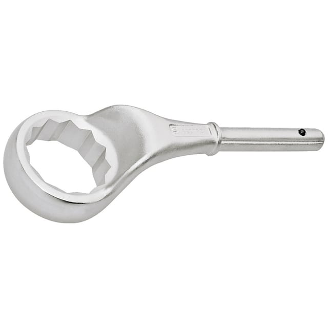 2 A 85 Zugringschlüssel, gekröpft, 12-kant, 85 mm