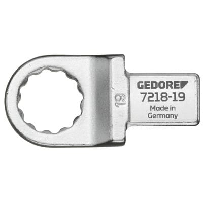 Einsteck-Ringschlüssel 16mm 14x18mm Vierkant