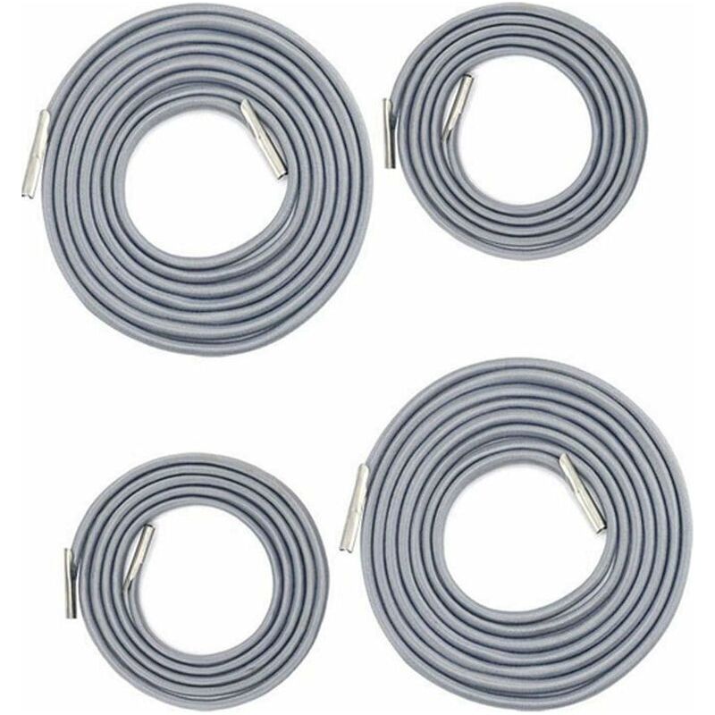 Universelles Gummiseil Für Relaxsessel Und Zero-gravity-stühle – 4er-set (2 × 2,2 M + 2 × 1,4 M, Dunkelgrau) – Lo-ron