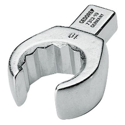 Einsteck-Ringschlüssel offen 17mm 9x12mm-Vierkant