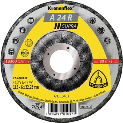 Schruppscheibe A24R Supra 115x6mm gekr.