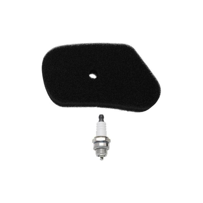 2 Rasenmäher-luftfilter, Kompatibel Mit Honda Gv100 Hr173 Hrb423 Hrb535 Filterschaum + Zündkerze L7t 17211 Zg1 700