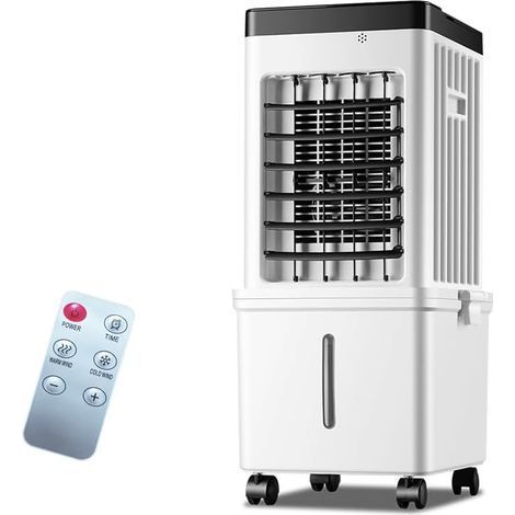 3-in-1-luftkühler – 15-liter-tank – 3 Geschwindigkeitsstufen – Leise Kühlung (25 Db) – Temperaturreduzierung Auf -9,2 °c