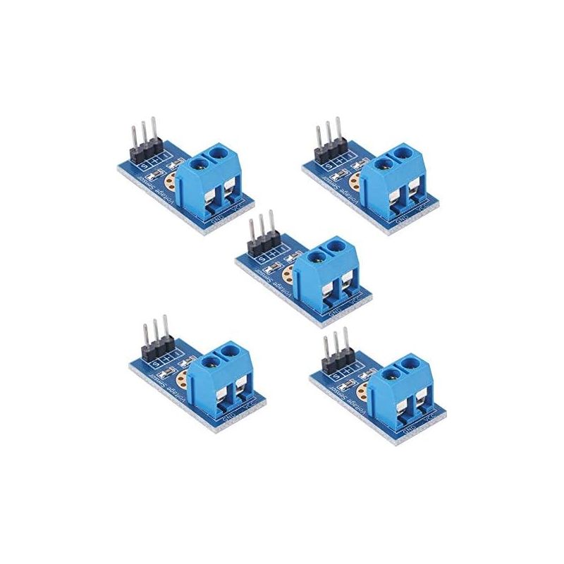 Arceli Dc0-25v Spannungsprüfer-sensoranschluss Für Arduino Raspberry Pi (5er-pack), Misst Bis Zu 25 V