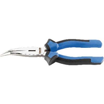 Storchschnabelzange gebogen 200mm 2K-Heft