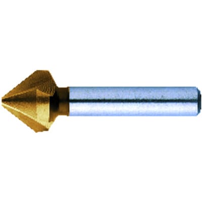 Kegelsenker HSS TiN Zylinderschaft 75° 25mm