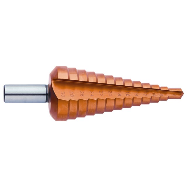 Universal-Stufenbohrer HSS TiN 12,5-37,00mm
