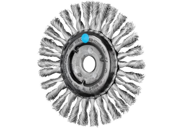 Rundbürste rostfrei CT 178 x 0,35mm gezopft