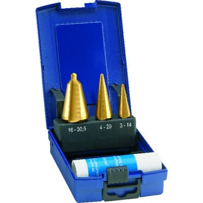 Blechschälbohrer-Satz TiN 3-30,5mm