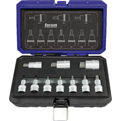Einsatz-Garnitur 1/2" 10-teilig