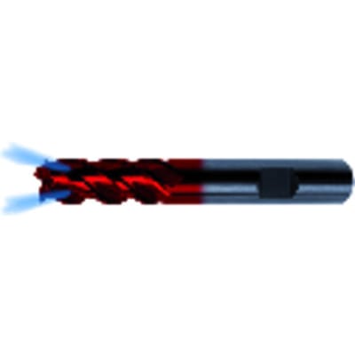 Ratiofräser lang DIN 6527 VHM FIRE Typ INOX Schaft HB Z4 16,0mm