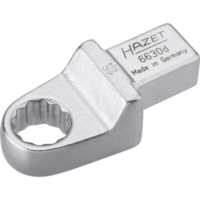 Einsteck-Ringschlüssel 6630D-15, Vierkant 14 x 18mm, Doppel-Sechskant 15mm