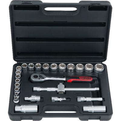 Steckschlüssel-Garnitur 3/8" 26-teilig KS
