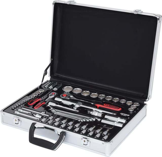 Steckschlüssel-Koffer 1/4"+1/2" 70-teilig