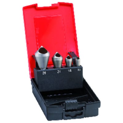 Entgratsenker-Set HSSE Querloch 90° 2-20mm