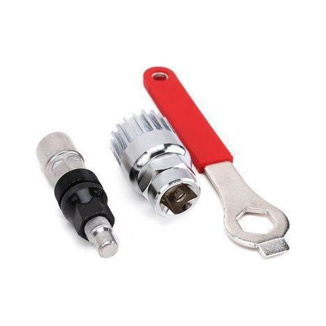 Extracteur De Manivelle De Pédalier De Vélo, Outil Réparation De Vélo Démonte Pédalier Vtt, Avec Clé, Demonte Pedalier Velo Trousse De Réparation, Pour Démontage Manivelles De Vélo