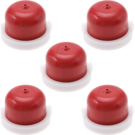 Lot De 5pcs Ampoules D'Amorçage De Rechange 594281compatible Avec Briggs & Stratton Series Tondeuse Primer Ampoules Accessoires, Rouge