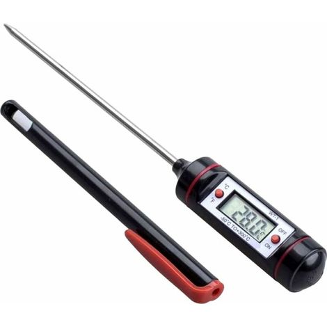 Thermomètre De Cuisson De Sonde, Thermomètre À Stylo En Acier Inoxydable