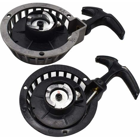 Démarreur Facile À Tirer,tianer 2 Pièces Mini Démarreur À Traction En Alliage Démarrage Rappel Tirez Démarrer Lanceur De Recul Facile Tirer Pour 2 Temps 49cc Pocket Bike Minimoto Atv Quad Scooter.