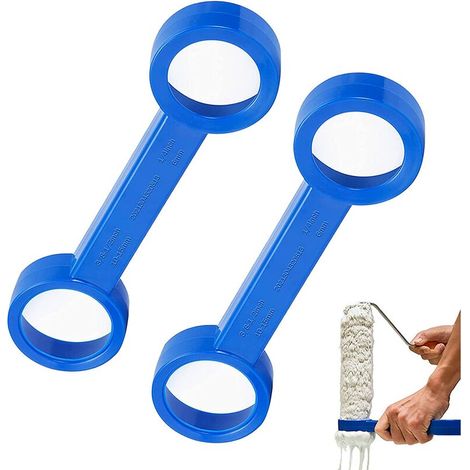 2 Pcs Nettoyeur De Rouleaux À Peinture Outil De Nettoyage De Rouleau À Peinture Grattoir À Peinture