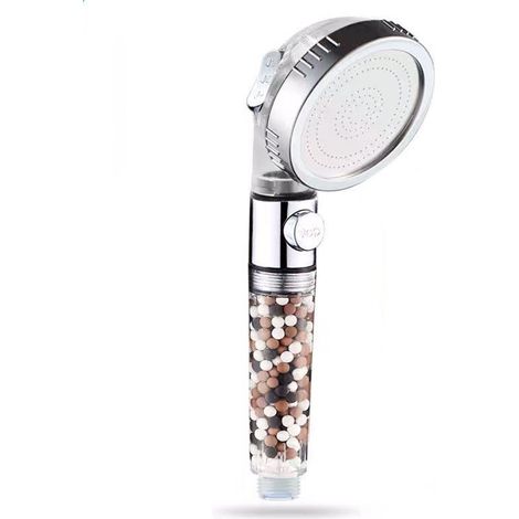Pommeau Douche Anti Calcaire 3 Modes Économiseur D’eau Pomme De Douche Haute Pression Filtrant