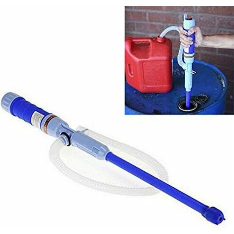 Pompe À Eau Portative À Piles, Pompe Diesel, Pompe De Transfert Électrique, Pompe À Siphon De Carburant, Pompe À Huile, Pompe À Essence, Pompe D'Aspiration D'Eau Bleu
