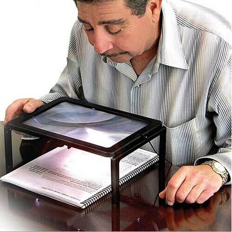 Loupe De Lecture Pour Personnes Âgées - (grossissement
