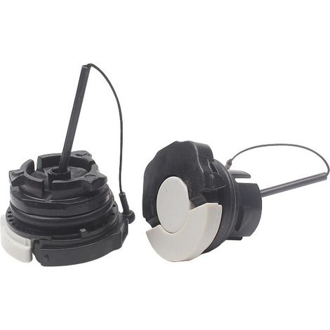 2 Pièces Huile Carburant Bouchon De Remplissage Réservoir Essence, Gaz Carburant Huile Essence Diesel Capuchon De Réservoir Pour Ms250, Pour Tondeuse À Gazon(bouchon Huile+bouchon Carburant)