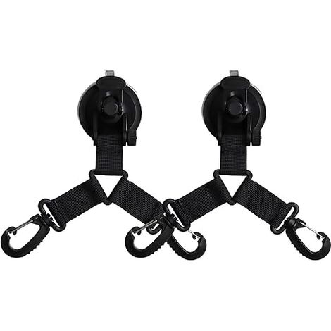 Ventouses Pour Camping Ventouse Ancre À Ventouse Accessoires Crochet De Fixation De Ventouse Auvent Pour Voiture, Ventouse, Fixation À Ventouse Puissante, Pour Camping, Maison, Atelier, Auvent 2pcs