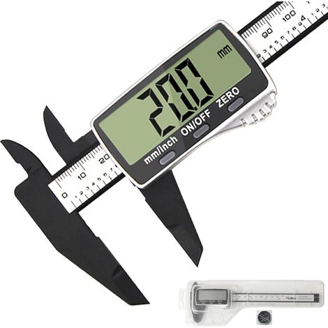 150mm Étrier Numérique, Curseur Électronique Étrier Précision Outil Numérique Micromètre Grand Écran Lcd