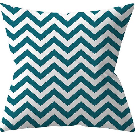 Lot De 4 Housses De Coussin D'Extérieur,45x45cm Imperméable Canapé Taie D'Oreiller En Lin, Plante Verte,coussins Décoratifs Pour Jardin (45 X 45 Cm, Turquoise 14)