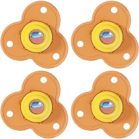 Mini Roues Pivotantes 4 Pièces Roulettes De Meubles À Rotation À 360 Degrés Poulie Universelle Auto-adhésive Pour Boîte De Rangement De Meubles