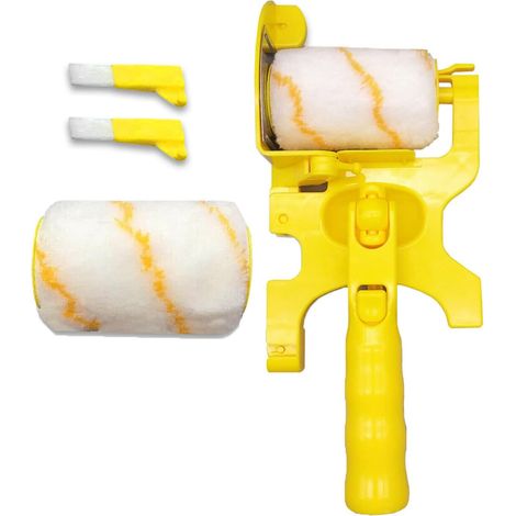 Paint Edger Roller Brush, Brosse De Nettoyage Amovible Multifonctionnelle Outils Sû Pour Plafond Mural 1 Set Longue Poignée