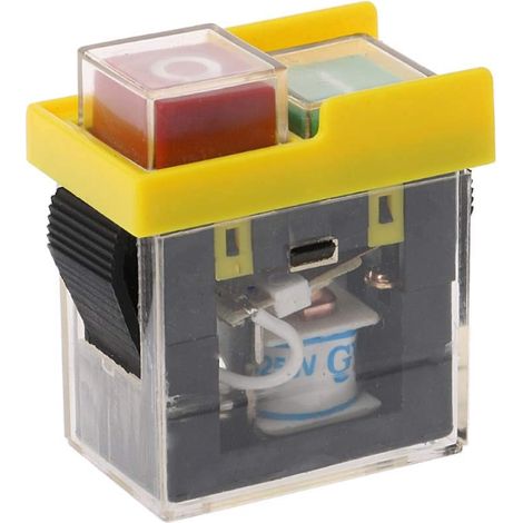 Kjd6 Ac 250v 6a Étanche Électromagnétique Bouton-poussoir Interrupteur On-off Outil Électrique Commutateurs À Bouton-poussoir Pour Machine Scie Cutter Drill
