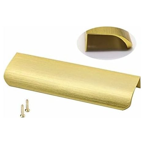 Lot De 10 Poignée Profil Cuisine Poignee De Meuble Cuisine Poignee Doree Poignee Invisible - Ls7027gd128 Poignée Profil Aluminium Poignée 128mm