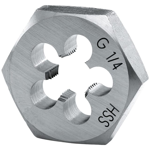 Schneideisen DIN 382 HSS G1.1/4" 6kt.