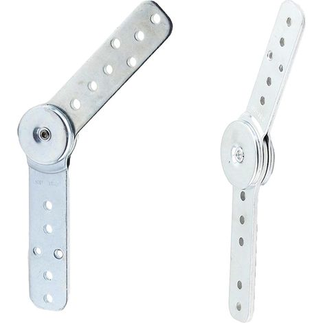 Ajusteur D'Angle De Canapé, 2pcs Appuie-tête De Canapé-lit Ajusteur D'Angle Réglable Charnière De Meubles À Cliquet Pliant Charnières De Connexion Pour Accoudoir De Canapé,24cm
