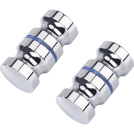 Lot De 2 Poignées De Porte De Douche - 30 Mm Convient Pour Salle De Bain, Cuisine Et Bureau