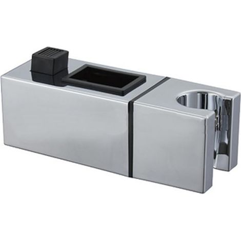 Support De Douche Pour Tête De Douche - Support De Douche Carré - Standard - 30 X 15 Mm - Support De Douche Abs Chromé
