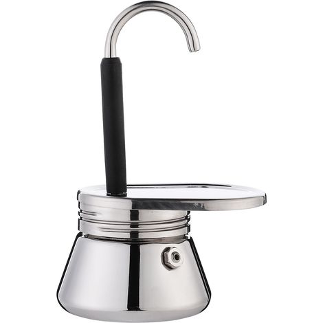 Cafetière À Expresso Pour Cuisinière, Cafetière À Moka À Bec Unique En Acier Inoxydable, Cafetière Portable Légère De Grande Capacité De Bricolage De Style Italien, Pour Le Camping En Plein Air