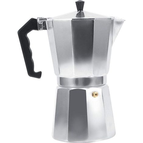 Cafetière , Cafetière Italienne Moka En Aluminium Tasses Pot Café Moka Pour Cuisinière, Bureau, Domicile.(450ml)