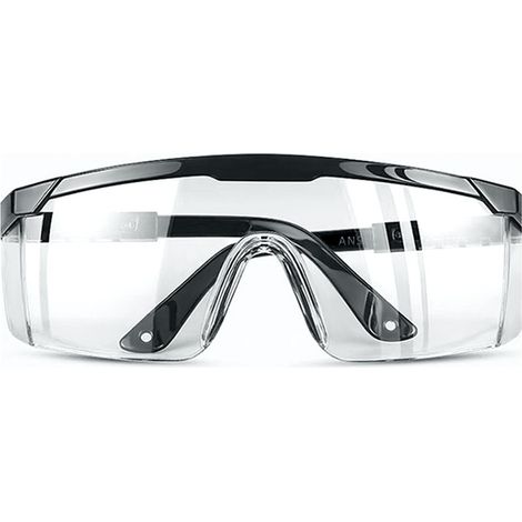 Lunettes Transparentes, Protection Uv Et Anti-buée Et Anti-poussière, Lunettes